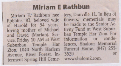 Rathbun, Miriam Robbins